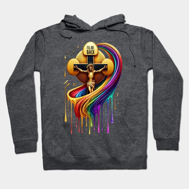 Contemporary Artistic Design of Crucified Figure Hoodie by coollooks